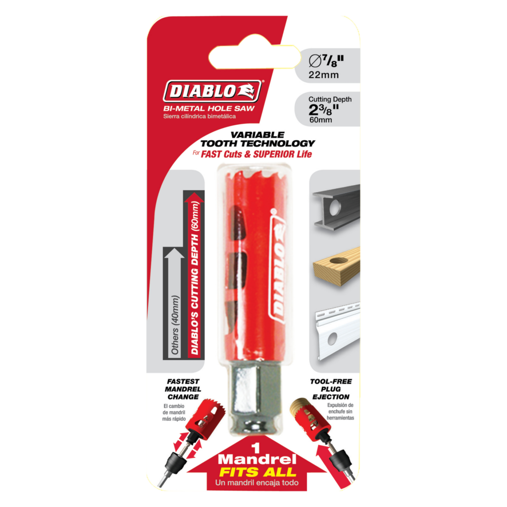 7/8" Bi-Metal Hole Saw