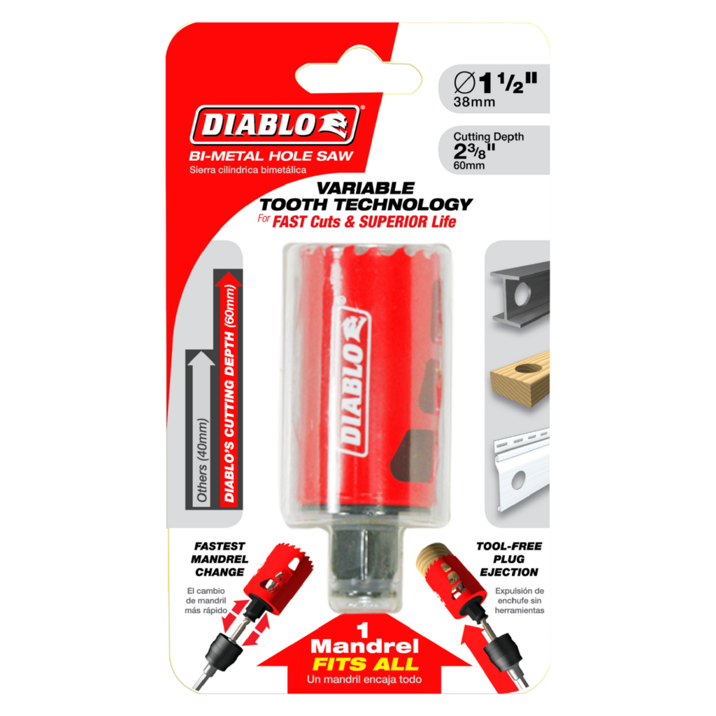 1-1/2" Bi-Metal Hole Saw