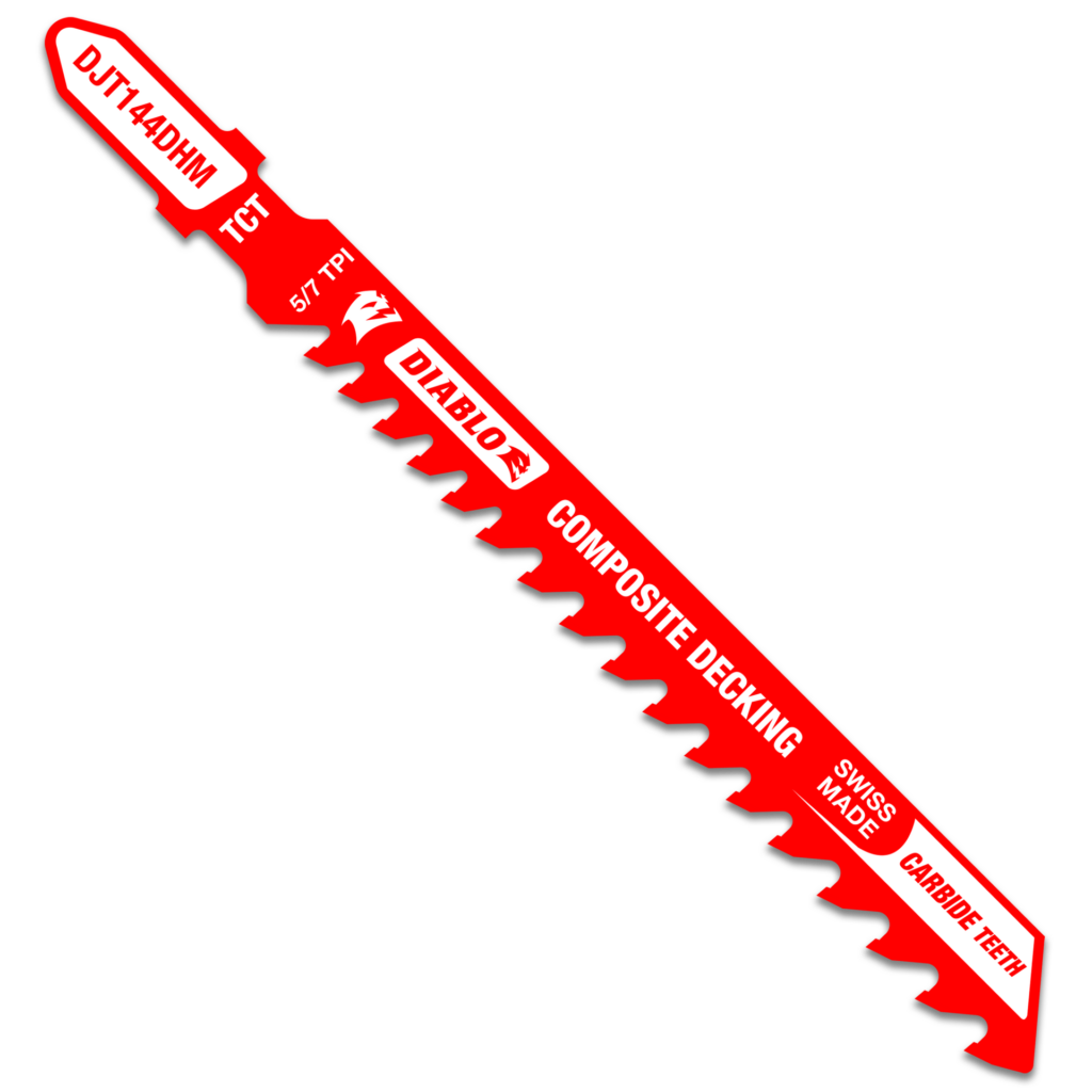 4" 5/7TPI Carbide Jig Saw Blade for Composite Decking