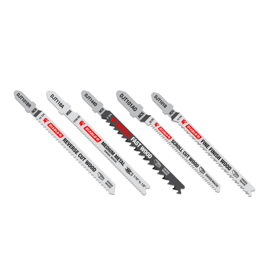 Jig Saw Blade Set for Wood & Metal (5-Piece)