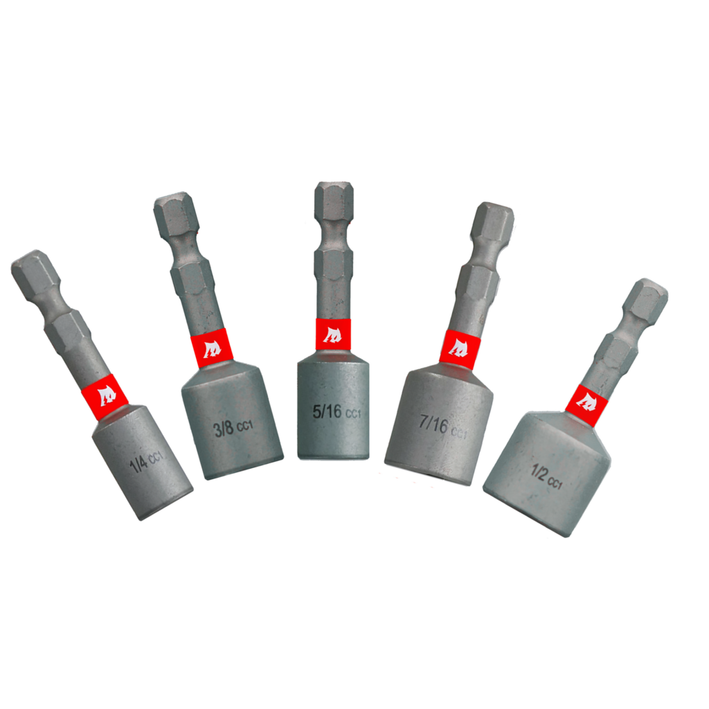 1-7/8" Magnetic Nut Driver Assorted Pack (5-Piece)