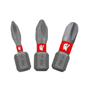 1" Assorted Phillips Drive Bits (3-Piece)