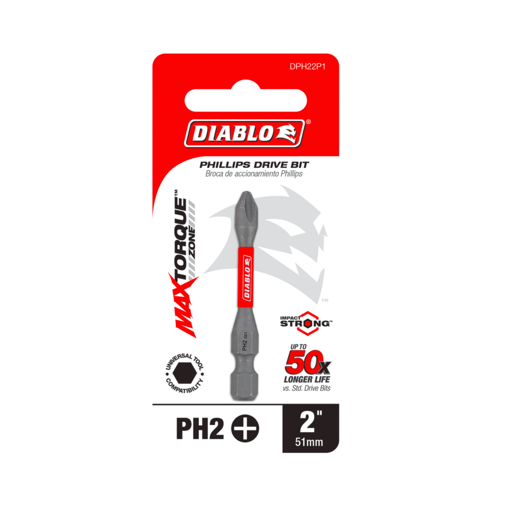2" #2 Phillips Drive Bit