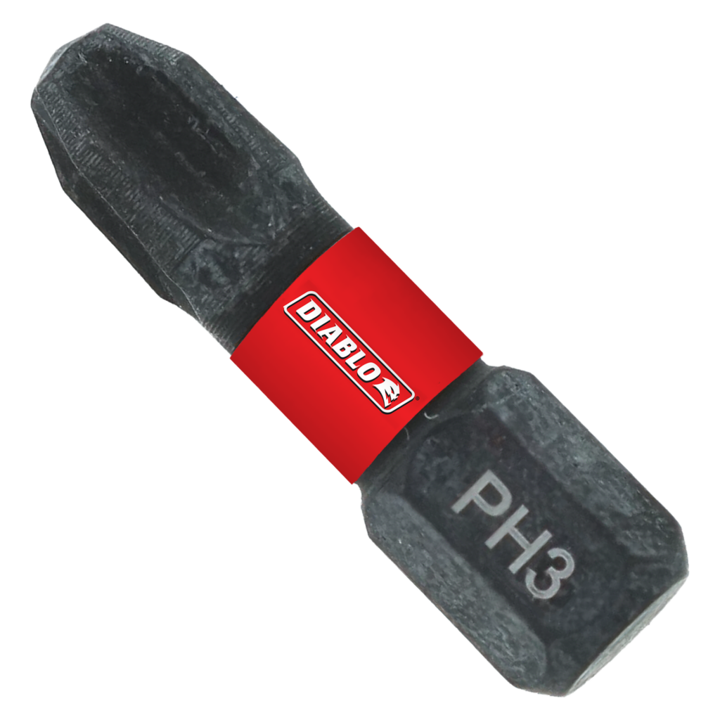 1" #3 Phillips Drive Bit (Bulk)