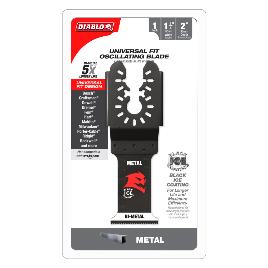 1-1/4" Steel Demon™ Universal Fit Bi-Metal Oscillating Blades for Metal (10-Pack)