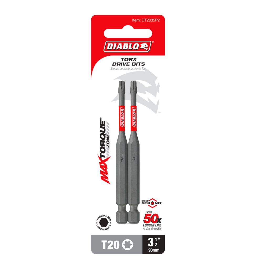 3-1/2" #20 Torx Drive Bit (2-Pack)