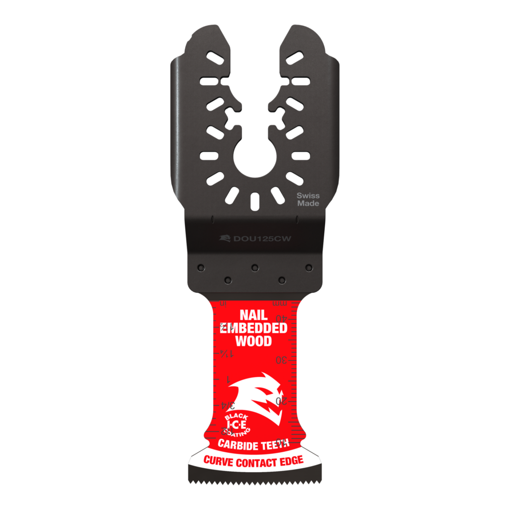 1-1/4" AMPED™ Demo Demon™ Carbide Teeth Oscillating Blades for Nail-Embedded Wood (3-Pack)