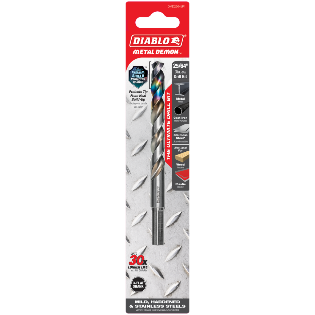 25/64" Metal Demon™ Drill Bit for Mild, Hardened and Stainless Steels