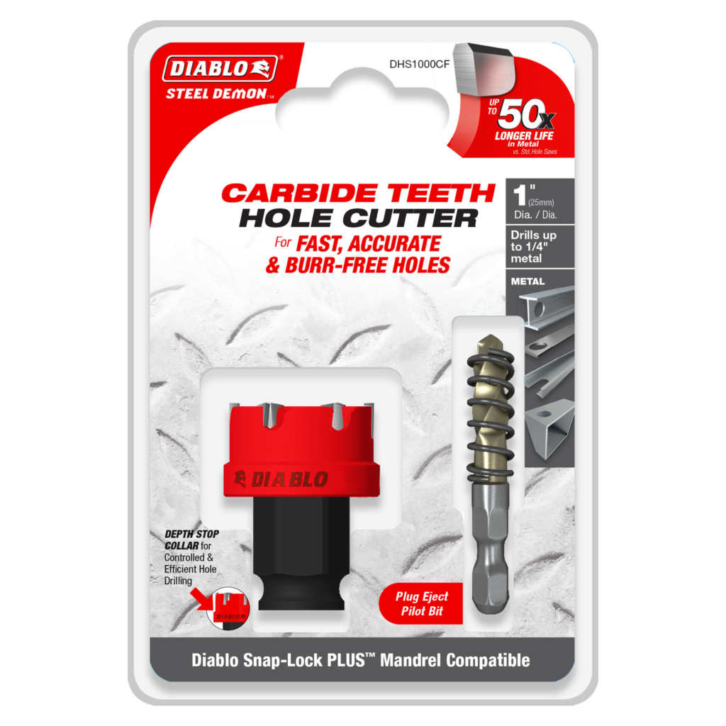 1" Steel Demon™ Carbide Teeth Hole Cutter