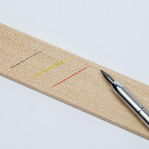 Carpenter Mechanical Pencil - Includes 12 Wax Refill Leads + Built-In Sharpener