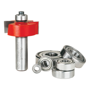 flush, 1/8",1/4",5/16",3/8",7/16",1/2" Depth Rabbeting Bit with Bearings 1/2" Shank