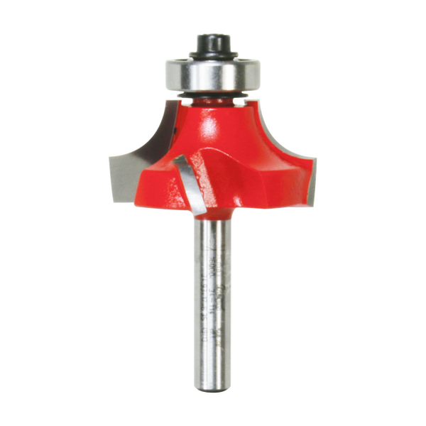 3/8" Radius Rounding Over Bit (Quadra-Cut) 1/4" Shank