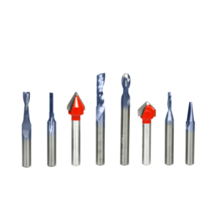 8 Piece CNC Router Bit General Purpose Set