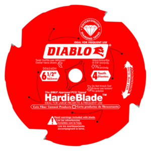 6-1/2" x 4 Tooth (PCD) Fiber Cement HardieBlade