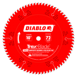 10" x 72-Teeth TrexBlade™ Saw Blade for Composites and Plastic