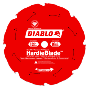 12" x 8-Teeth HardieBlade™ Saw Blade for Fiber Cement
