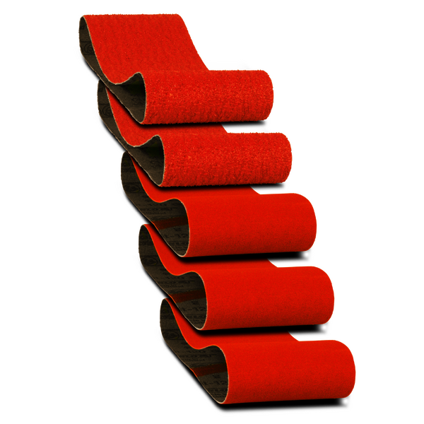 3" x 21" Assorted Sanding Belts (5-Piece)