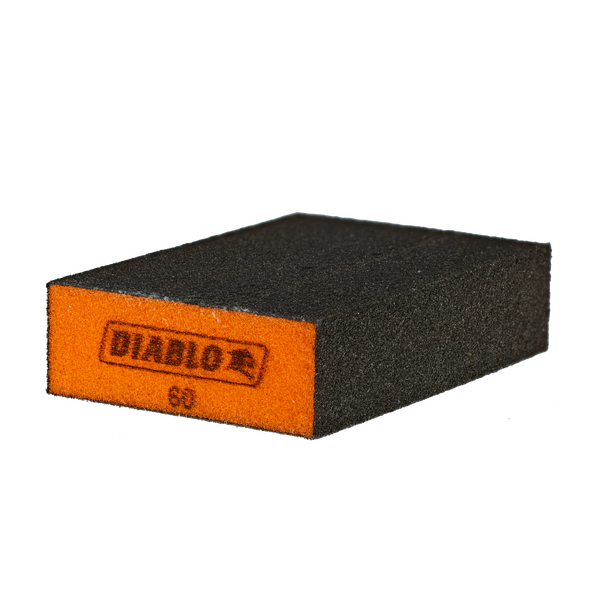 4" x 2-1/2" x 1" 60-Grit Flat Edge Sanding Sponge