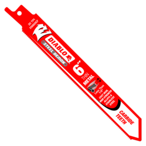 6" 20TPI Steel Demon™ Carbide Teeth Reciprocating Saw Blade for Thin Metal